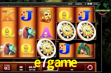 Interface do App e7game